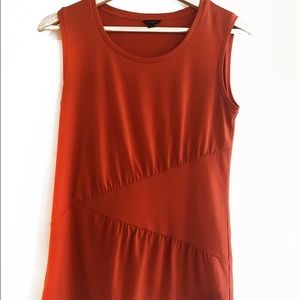 ORANGE SLEEVELESS TOP | ANN TAYLOR | SIZE S